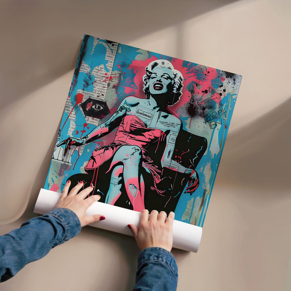 Tableau Monroe Popart Magnifique