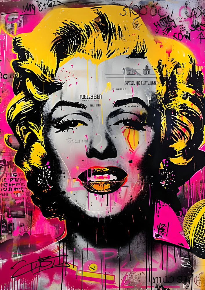 Tableau Monroe Popart Raffine