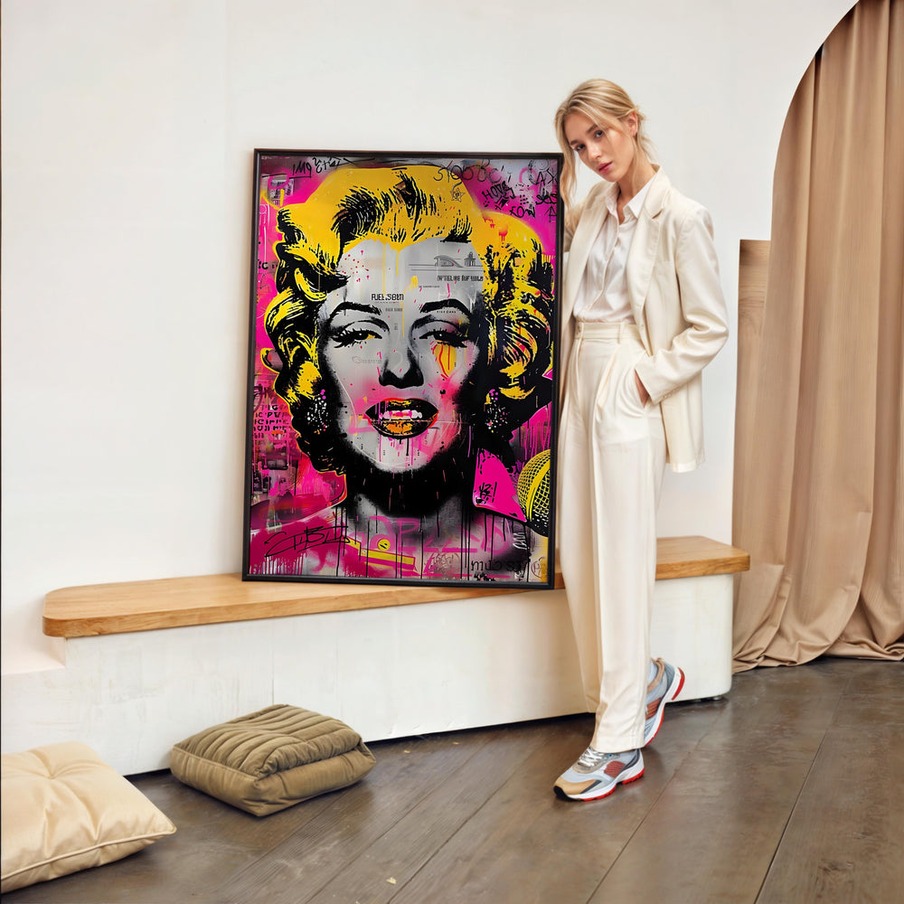Tableau Monroe Popart Raffine