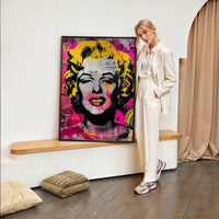 Tableau Monroe Popart Raffine
