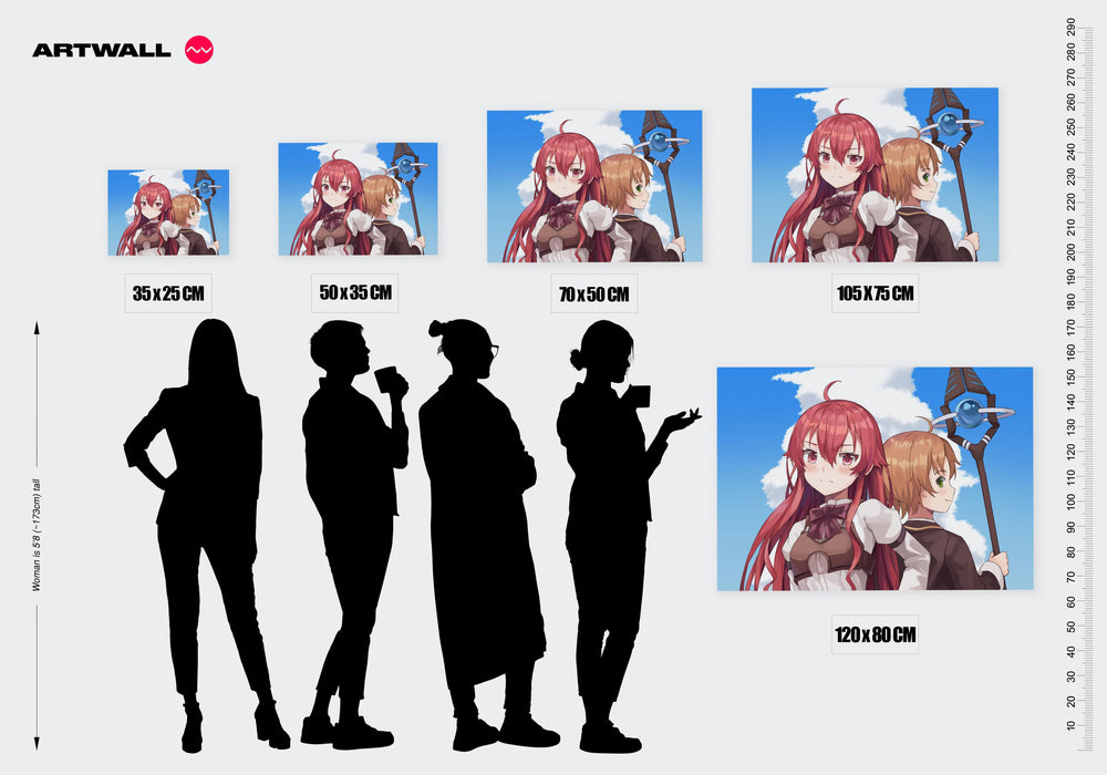 Tableau Mushoku Tensei Aventuriers Determines Ciel