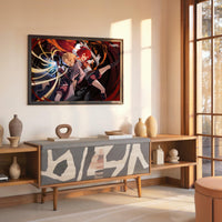Tableau Mushoku Tensei Combat Energique Spirale