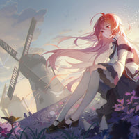 Tableau Mushoku Tensei Fille Vent Cheveux