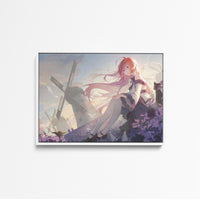 Tableau Mushoku Tensei Fille Vent Cheveux
