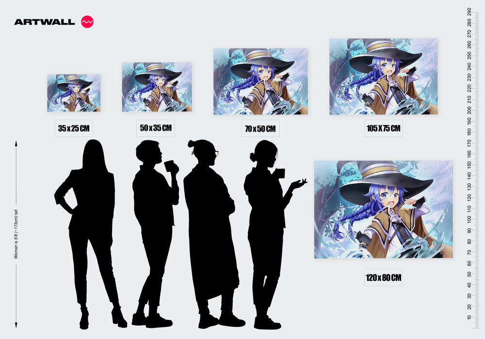 Tableau Mushoku Tensei Jeune Sorcier Enchantement
