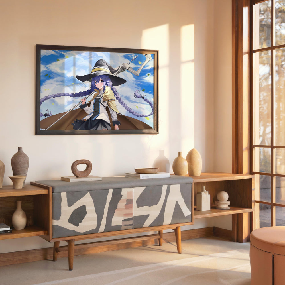Tableau Mushoku Tensei Sorciere Ciel Magique
