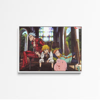 Tableau Nanatsu No Taizai Aventure Amicale Medievale