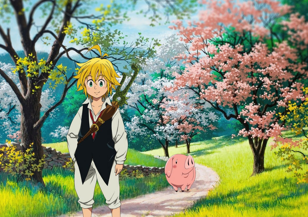 Tableau Nanatsu No Taizai Chemin Fleuri Aventure