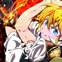 Tableau Nanatsu No Taizai Combat Energetique Flamboyant