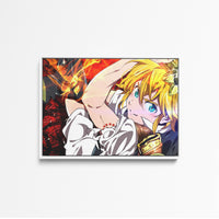 Tableau Nanatsu No Taizai Combat Energetique Flamboyant