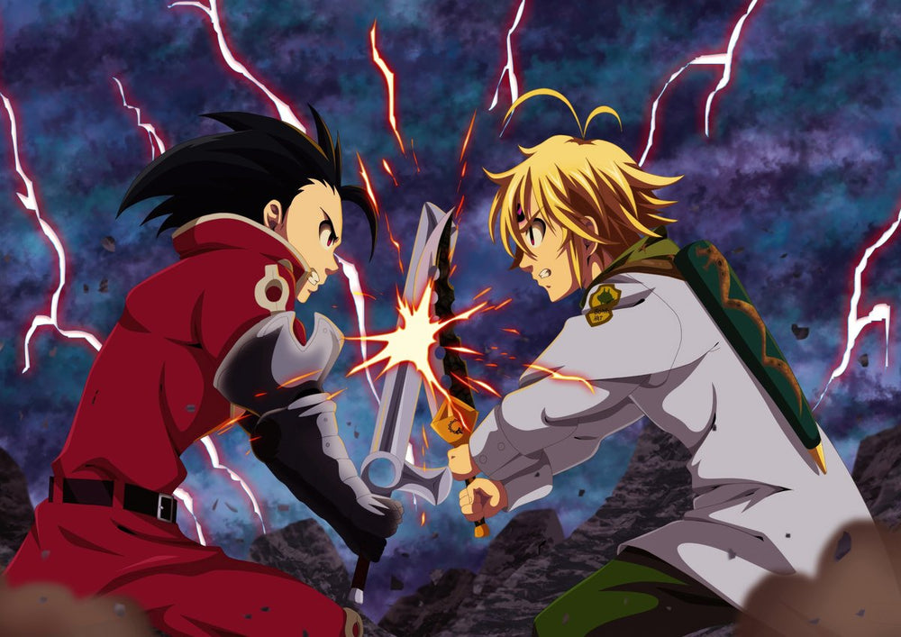 Tableau Nanatsu No Taizai Combat Epique Eclair
