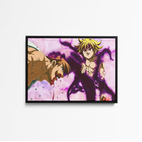 Tableau Nanatsu No Taizai Combat Sombre Energetique