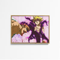 Tableau Nanatsu No Taizai Combat Sombre Energetique