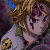 Tableau Nanatsu No Taizai Demon Au Combat