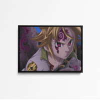 Tableau Nanatsu No Taizai Demon Au Combat