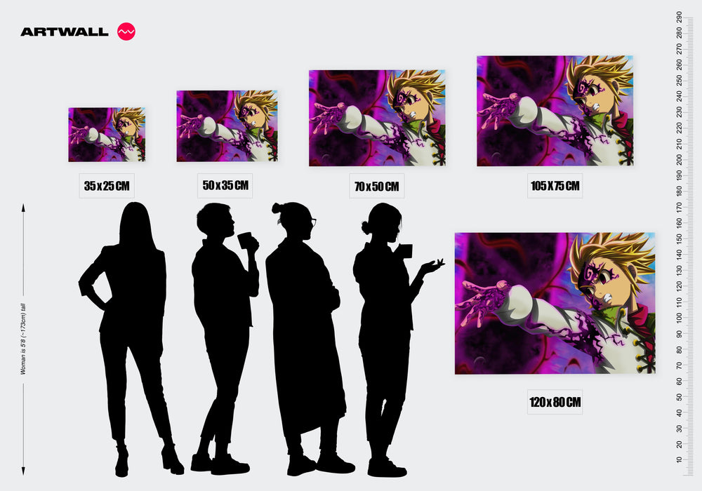 Tableau Nanatsu No Taizai Demon Liberant Puissance