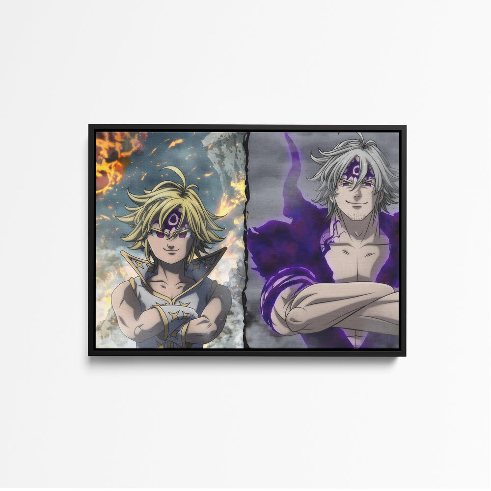 Tableau Nanatsu No Taizai Duo Oppose Magique