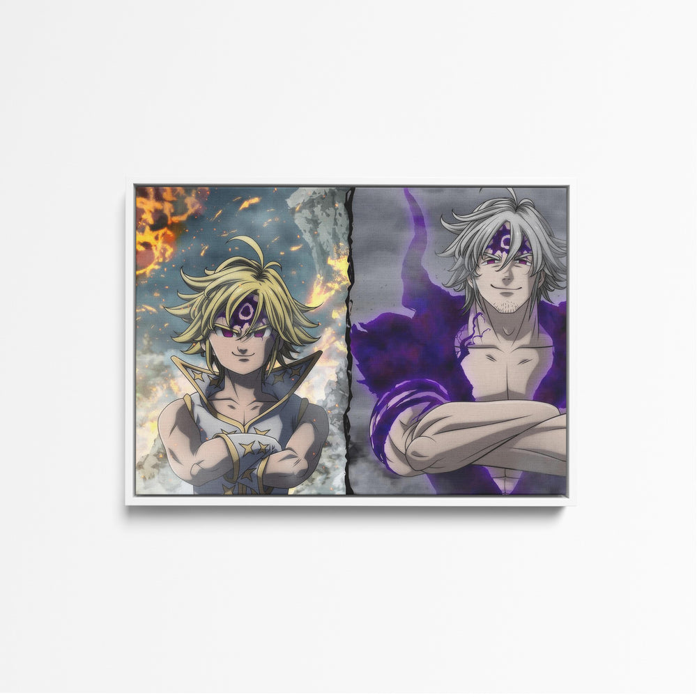 Tableau Nanatsu No Taizai Duo Oppose Magique