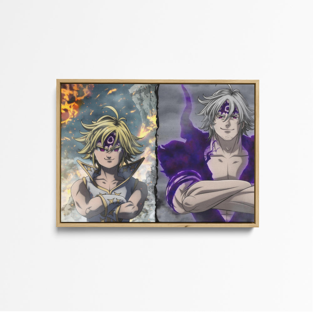 Tableau Nanatsu No Taizai Duo Oppose Magique