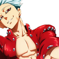 Tableau Nanatsu No Taizai Personnage Souriant Rouge