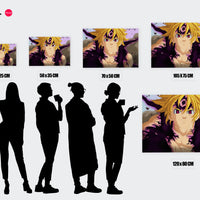 Tableau Nanatsu No Taizai Transformation Demoniaque Puissante