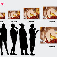 Tableau Nanatsu No Taizai Visage Sourire Incendiaire