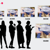Tableau Naruto Bandeau Raye Partage