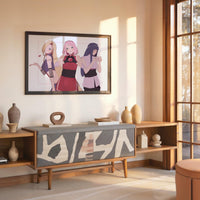 Tableau Naruto Cœurs Et Lettres