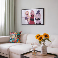 Tableau Naruto Cœurs Et Lettres