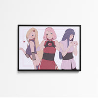 Tableau Naruto Cœurs Et Lettres