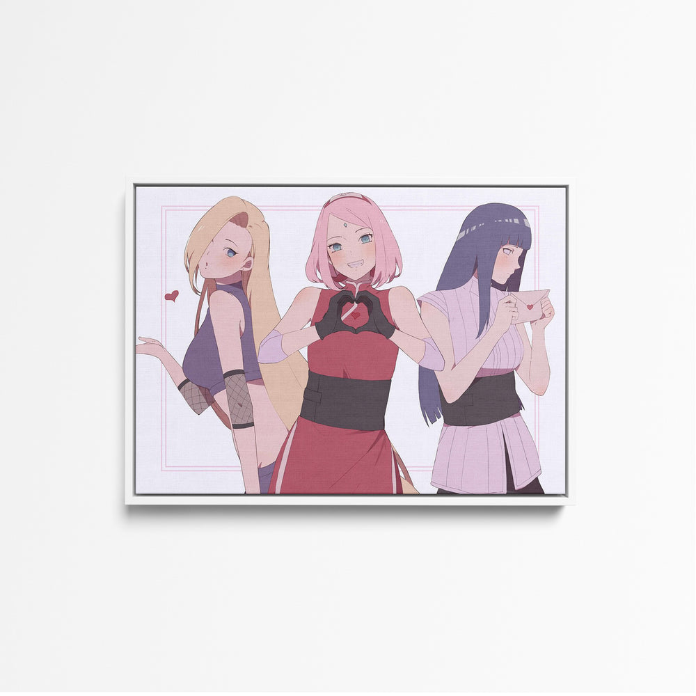 Tableau Naruto Cœurs Et Lettres
