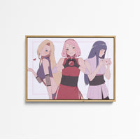 Tableau Naruto Cœurs Et Lettres