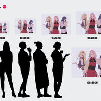 Tableau Naruto Cœurs Et Lettres