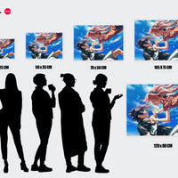 Tableau Naruto Ciel Etreinte Aerienne