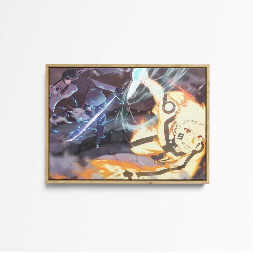 Tableau Naruto Combat Energie Intense