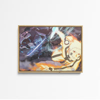 Tableau Naruto Combat Energie Intense
