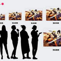 Tableau Naruto Combat Epique Shuriken