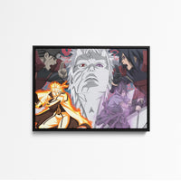 Tableau Naruto Combat Shinobi Energetique