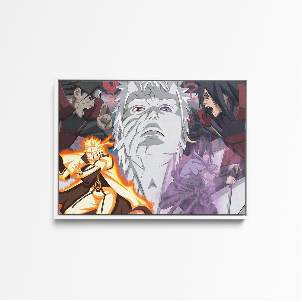 Tableau Naruto Combat Shinobi Energetique