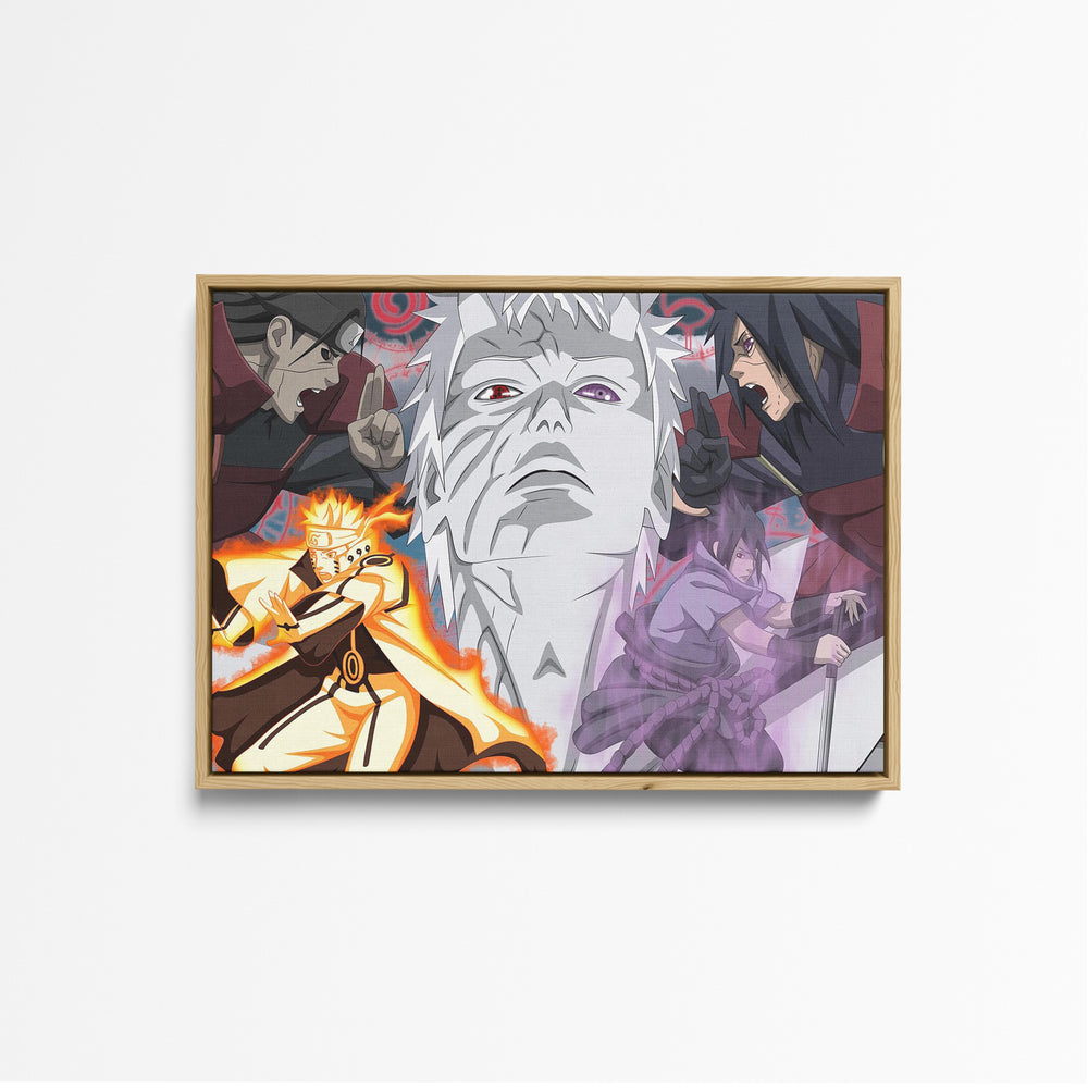 Tableau Naruto Combat Shinobi Energetique