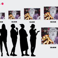 Tableau Naruto Combat Shinobi Energetique