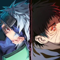 Tableau Naruto Duel Rivaux Intenses