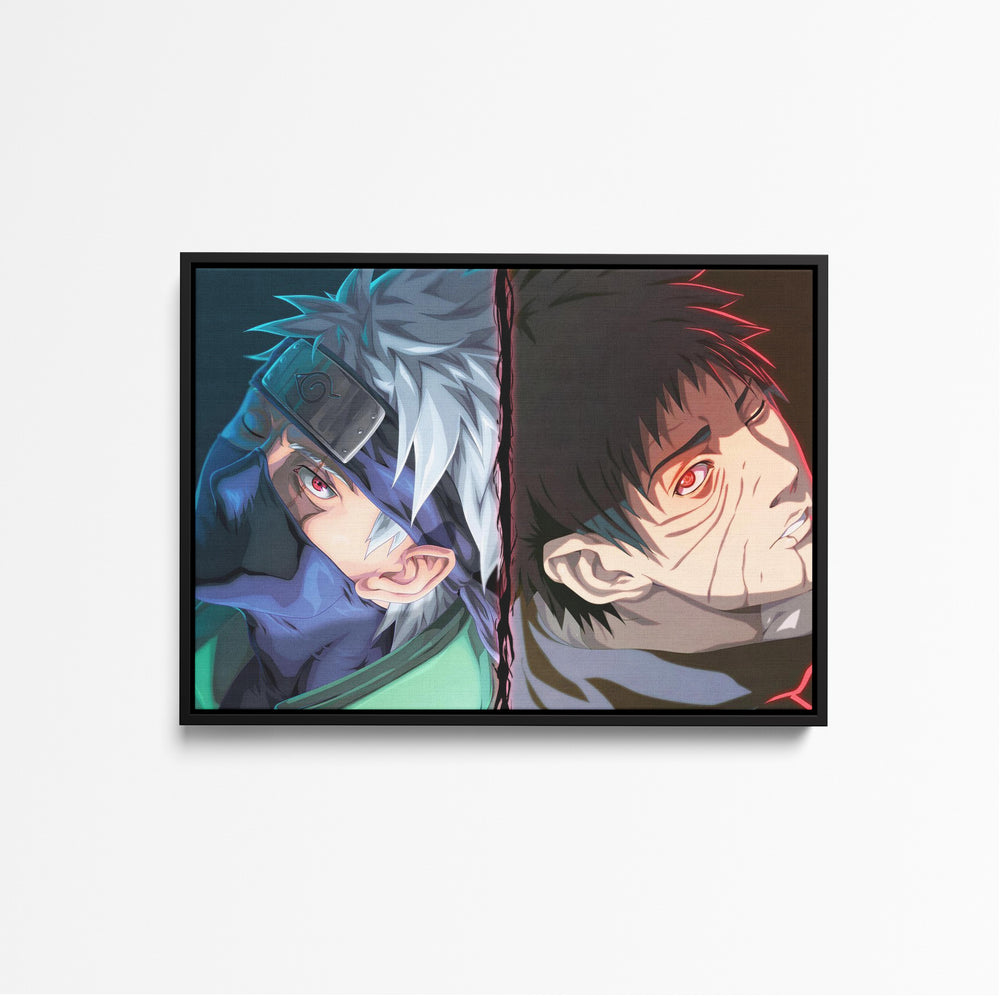 Tableau Naruto Duel Rivaux Intenses