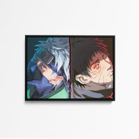 Tableau Naruto Duel Rivaux Intenses