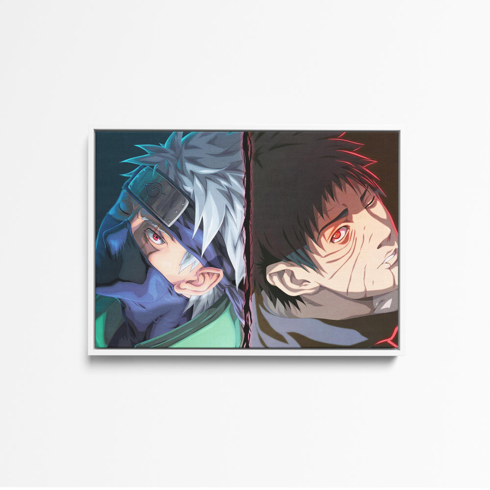 Tableau Naruto Duel Rivaux Intenses