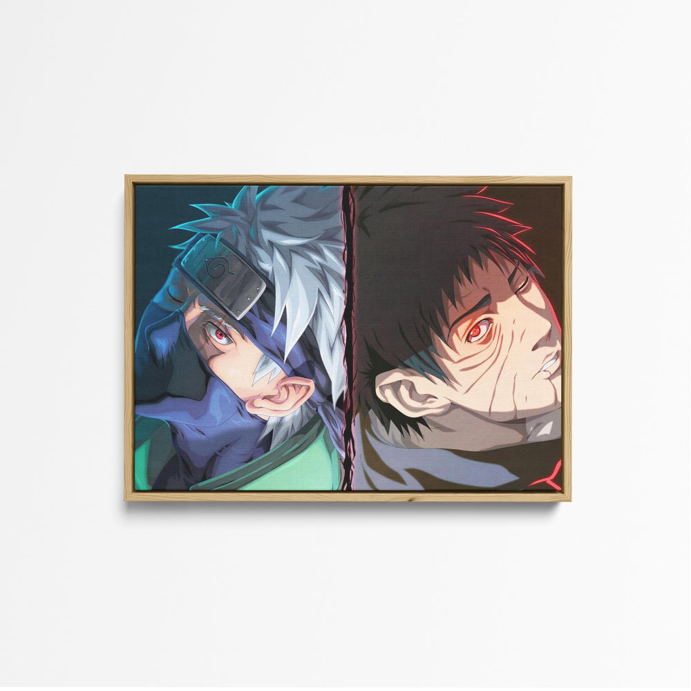 Tableau Naruto Duel Rivaux Intenses