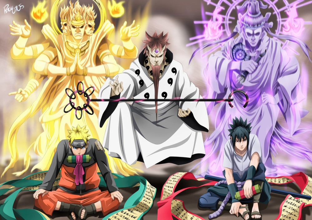 Tableau Naruto Esprits Eveilles