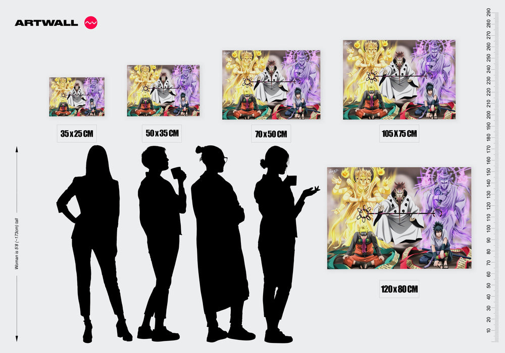 Tableau Naruto Esprits Eveilles