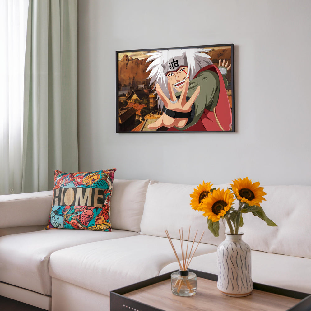 Tableau Naruto Guerrier Energique Determine