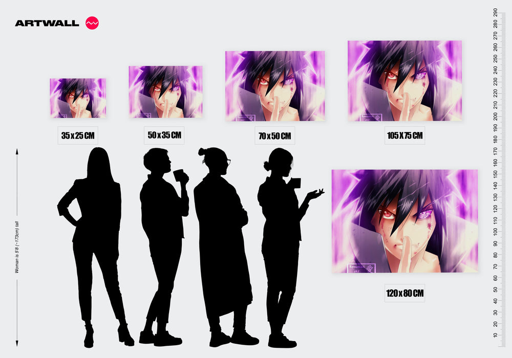 Tableau Naruto Guerrier Energique Mystique